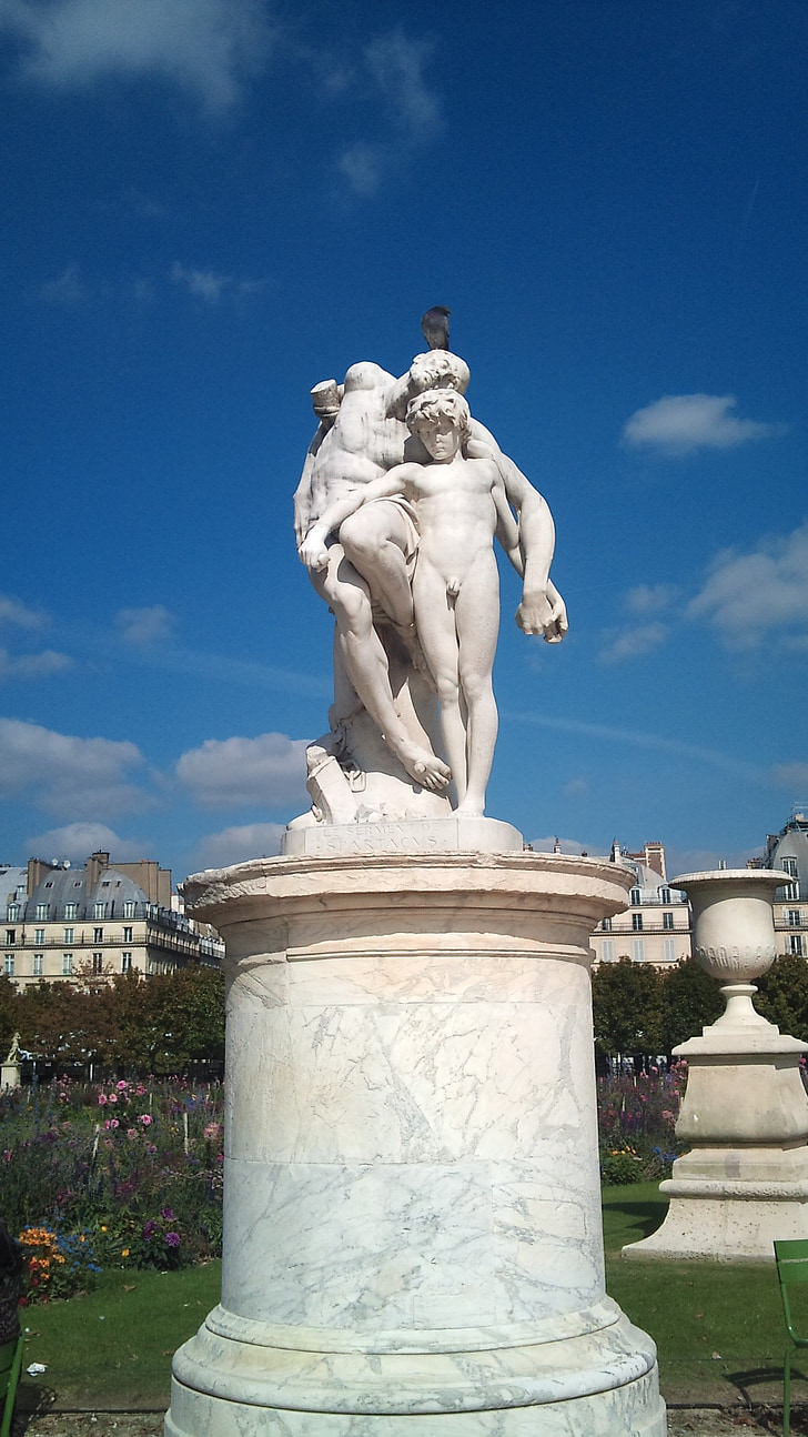 άγαλμα, Παρίσι, Γαλλία, Κήπος
