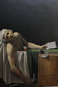 Mara, pintura d'oli, Museu del Louvre