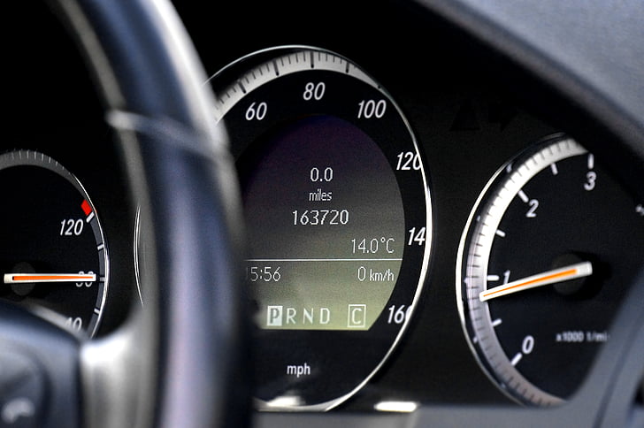 car, speedometer, auto, vehicle, speed, transportation, dashboard