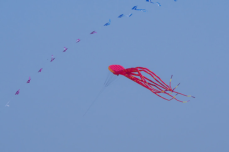 Dragons, fritid, flyve, Dragon rising, Sky, flyvende kites, kites stige