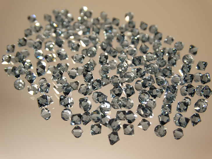 zirconi, diamants de vidre, noble, brillantor, Gemma
