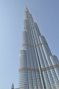 Burdž Chalífa, nejvyšší stavba, Panelový dům, Dubaj, město