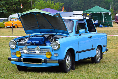 automatikus, régi, történelmileg, Trabant 601, Kelet-mobil, DDR, Kelet-Németország