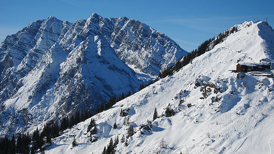 Winter, Klippe, Berg, Watzmann, Rock, Klettern, Ostwand