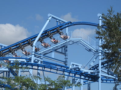 roller coaster, theme park, legoland, fun, amusement, coaster, park