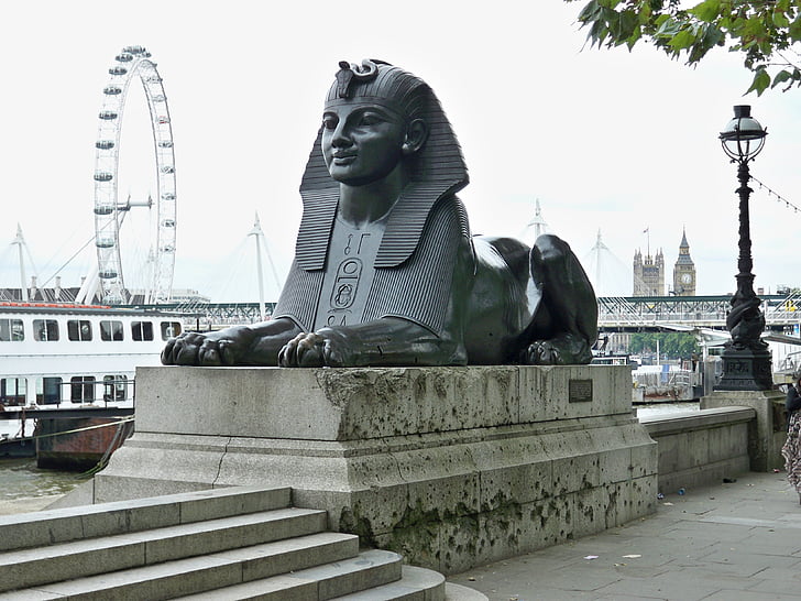 London, Thames, Sphinx