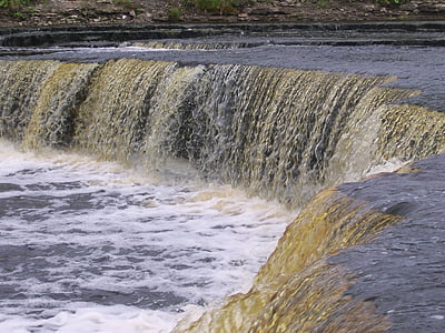 the sablino waterfall, tosna, nature, waterfall, river, water, stream