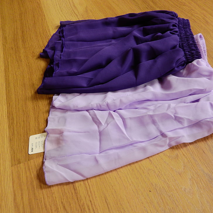 skirt, the substance, clothing, purple