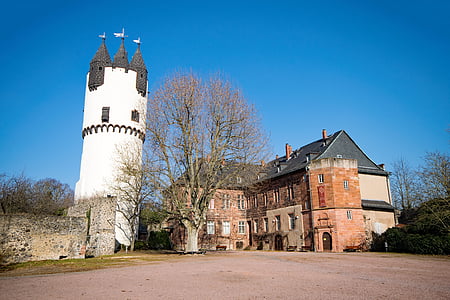 Hanau, Steinheim, Hesse, Německo, staré město, hrad, zajímavá místa