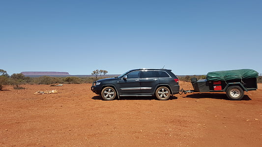 Camping, 4 x 4, Outback, reizen, avontuur, auto, recreatie