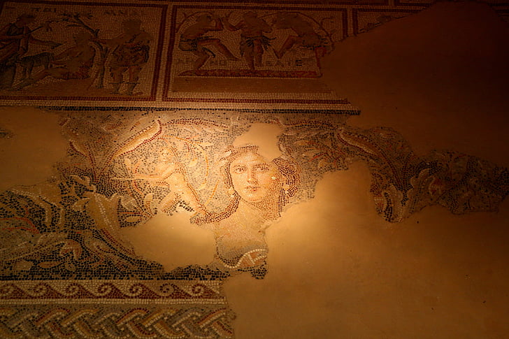 dama mozaik, zipory, Izrael, Azija, arhitektura, kultura, religija