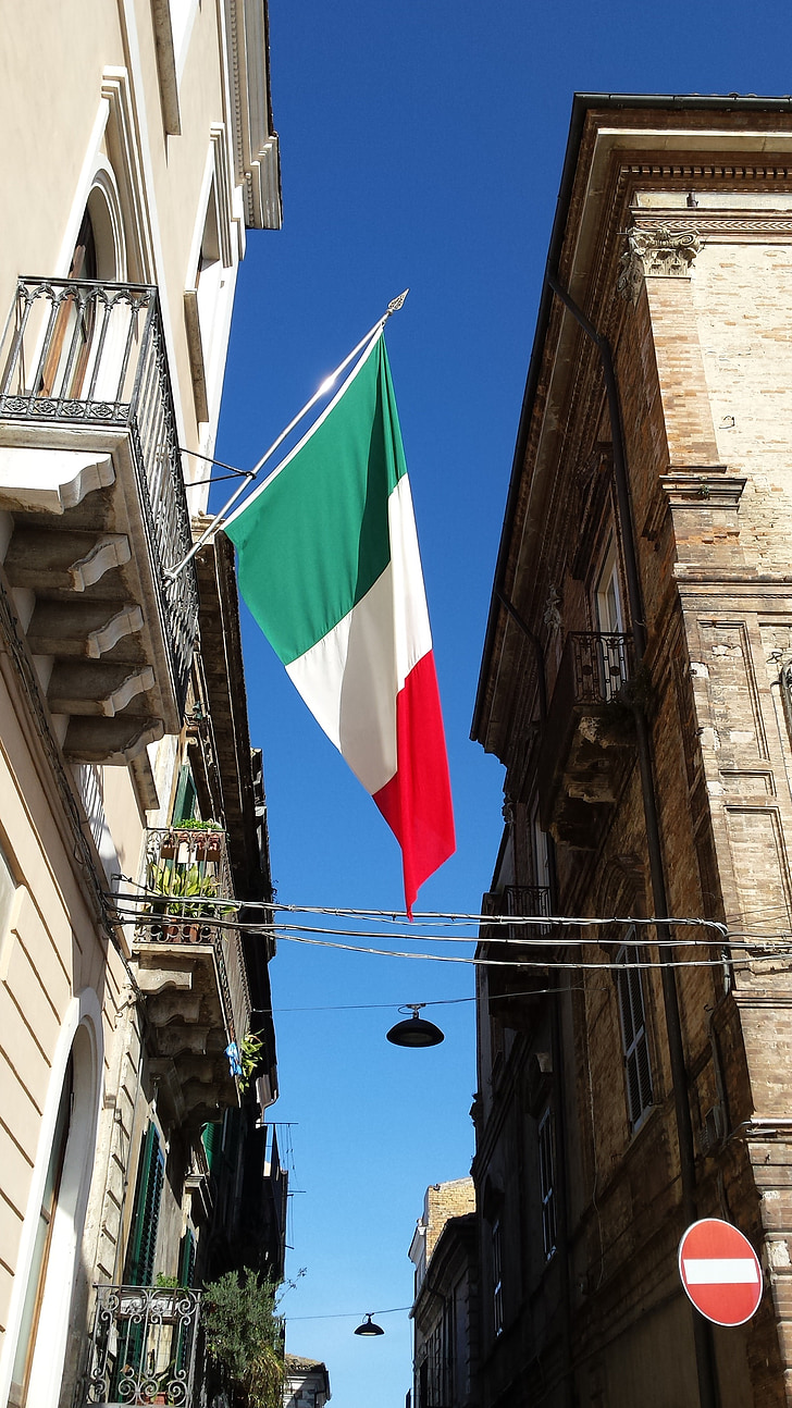 Itālija, karogs, valsts, ceļojumi