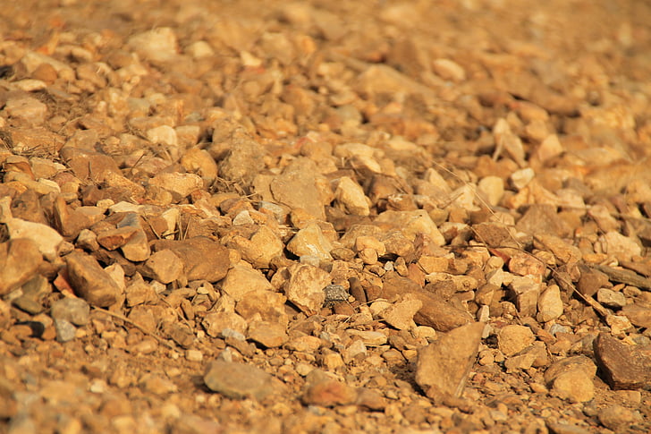 gravel, brown gravel, driveway, background, texture, material, surface