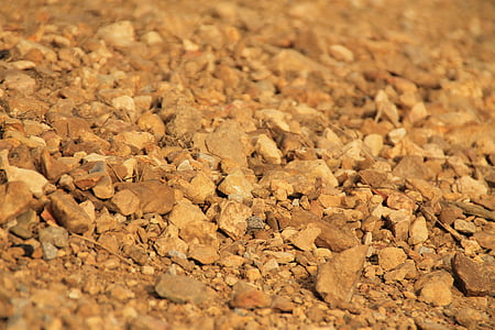 砾石, 褐色石渣, 车道, 背景, 纹理, 材料, 表面