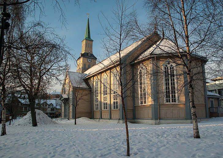 Norge, Tromsø, Lapland, katedralen