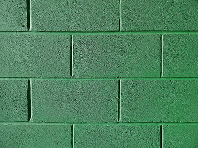 wall, bricks, green, backdrop, texture, building, brickwork
