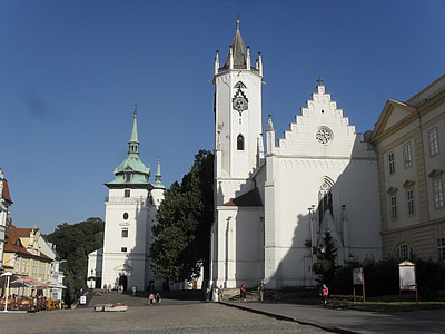 Εκκλησία, Teplice, Jana, Προδρόμου, Ορθόδοξη, κτίριο, στέγες