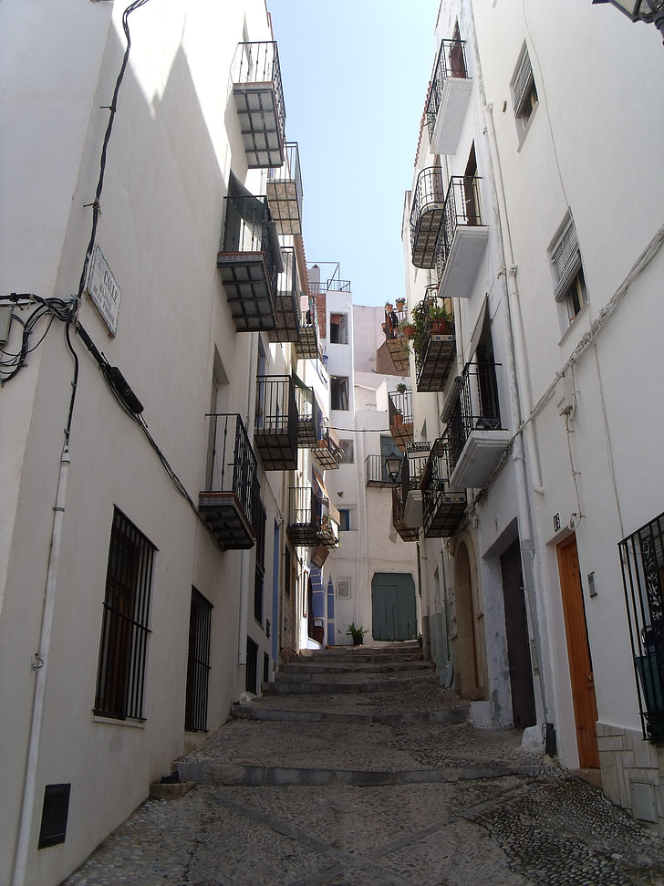 carrers, racons, Espanya, carrerons, Empedrado, a peu, cantonada