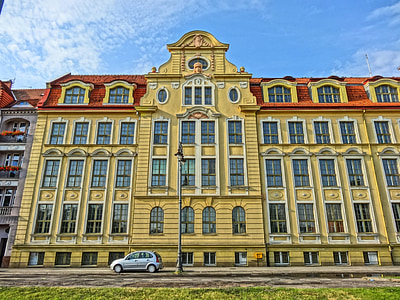 gmach technikum mechanicznego, Bydgoszczy, budynek, fasada, Pomnik, Architektura, na zewnątrz