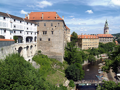 Tjekkiske krumlov, Castle, UNESCO, renæssancen, bygning, arkitektur, monument