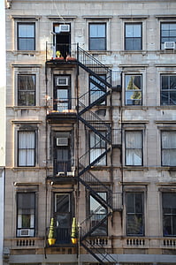 New york, schody, budova, Architektúra, Exteriér budovy, postavený štruktúra, Mestská scéna