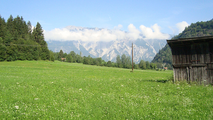 Ötztal, Österrike, Alperna, bergen, landskap, vildmarken, vacker natur