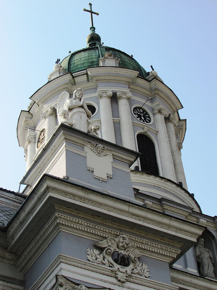 arad, transylvania, center, architecture, watch, church, historic