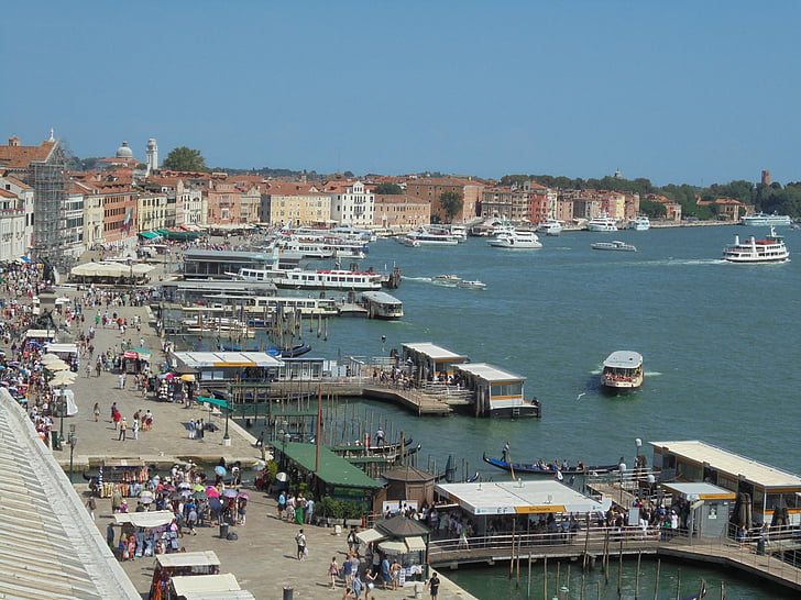 Venedig, Italien, Canal, landmärke, turism, Visa, Holiday