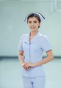 caretaker, cute, girl, happy, healthcare, lady, medical