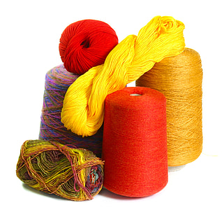 filato, thread, lavoro a maglia, ricamo, lavorare a maglia