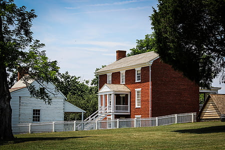 Appomattox Gerichtsgebäude, McLean Haus, USA-Nationalpark, Kapitulation-Website, Amerikanischer Bürgerkrieg, historische Gebäude, Museum