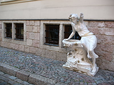Letonia, Riga, edificio, escultura, estatua de, arquitectura, Italia