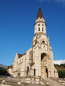 wallfahrtskirche la Navštívenia, kostol, Annecy, pútnický kostol, La Navštívenia, budova, Architektúra