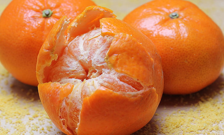 mandarijnen, Citrus, fruit, clementines, citrusvruchten, vitaminen, sappige