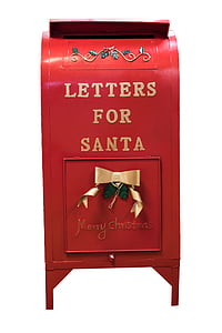 Коледа, Санта пощенска кутия, пощенска кутия, празник, червен, поща, писмо