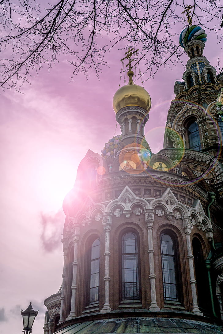 Sankt Peterburgas, kelionės, bažnyčia, Peterburgas, Rusija, Architektūra, turizmo