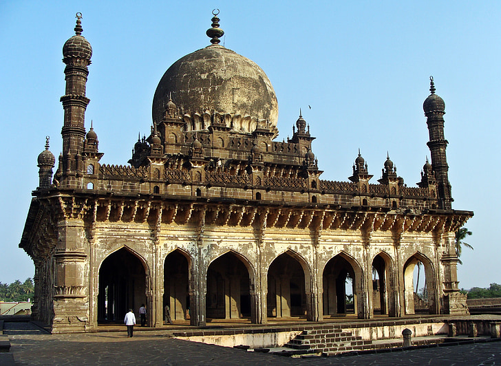 Bijapur, Ibrahim roza, Karnataka, Denkmal, Indien, Reisen, historische