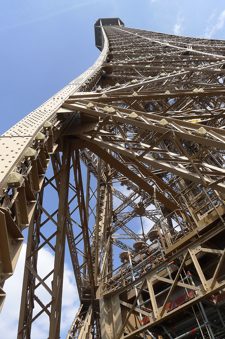 toranj, Eiffel, Pariz, Francuska, Eiffelov toranj, arhitektura, spomenik