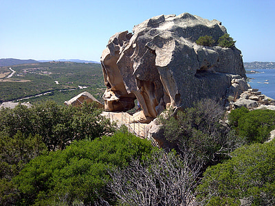 Capo d'orso, Sardinia, rock, natura
