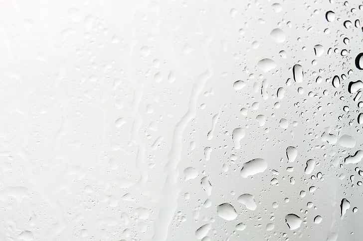 βροχή, δίσκος, παράθυρο, νερό, στάγδην, υγρό, κατάθλιψη
