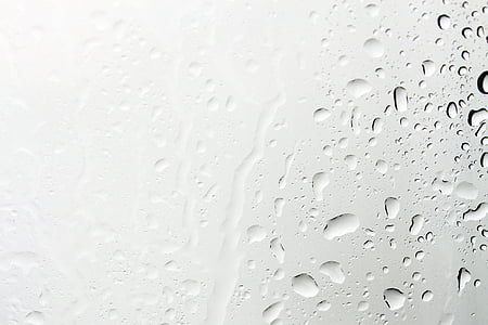mưa, đĩa, cửa sổ, nước, nhỏ giọt, ẩm ướt, trầm cảm