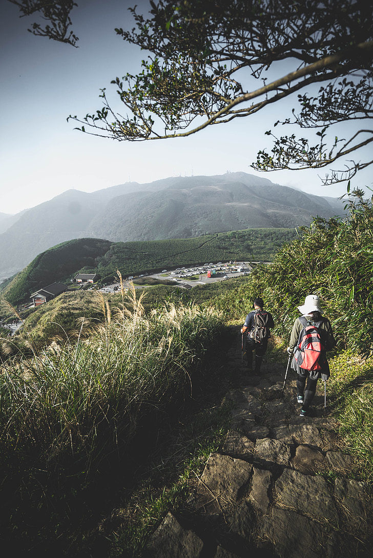 natuur, Chinees, Taiwan, heuvels, wandelen