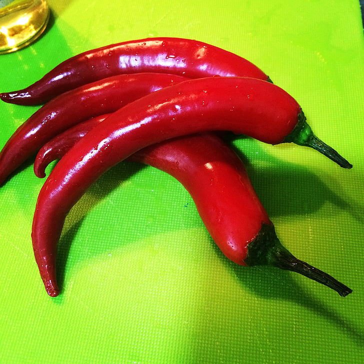 chili peppers, Mexico, kök, iPhone, mat, röd