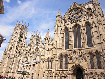 York, Minster, arkitektur, landemerke, Yorkshire, historiske, kirke