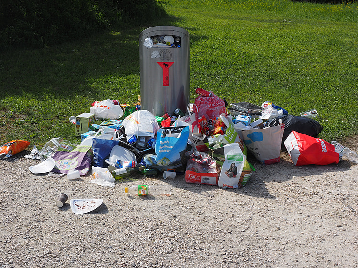garbage can, garbage, pollution, waste, waste bins, dustbin, waste disposal