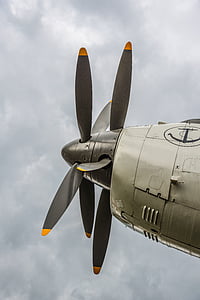 propeller, aircraft, detail, propeller plane, antanov, flyer, engine