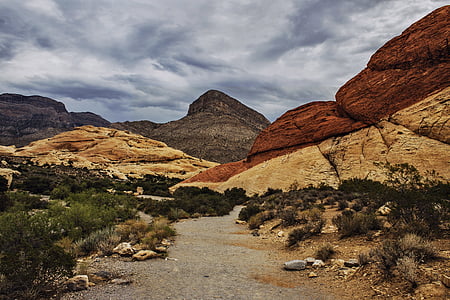 àrid, desert de, sec, paisatge, a l'exterior, formació rocosa, rocoses