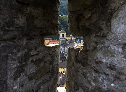 Strzelnica w murze, Bellinzona, Ticino