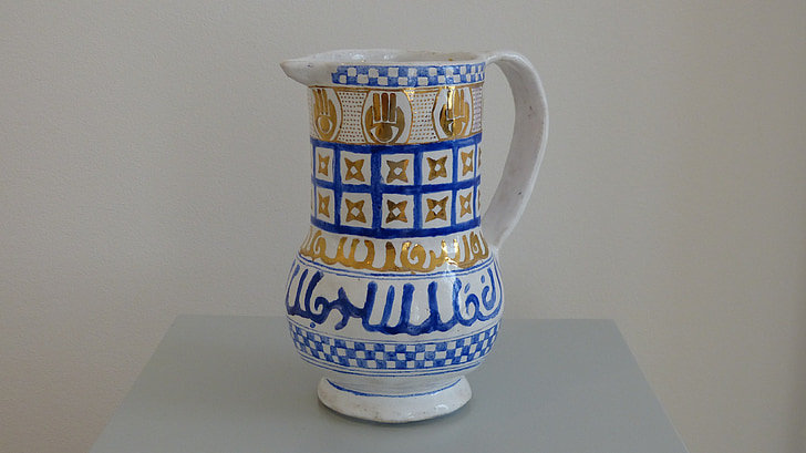 Krug, son, travail de la main, Tonkunst, cruche d’eau, Craft, vases antiques