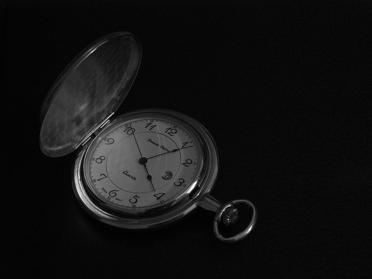 pocket watch, hour s, time